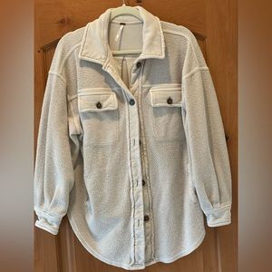 Free People Ruby Shacket Jacket Ivory XS